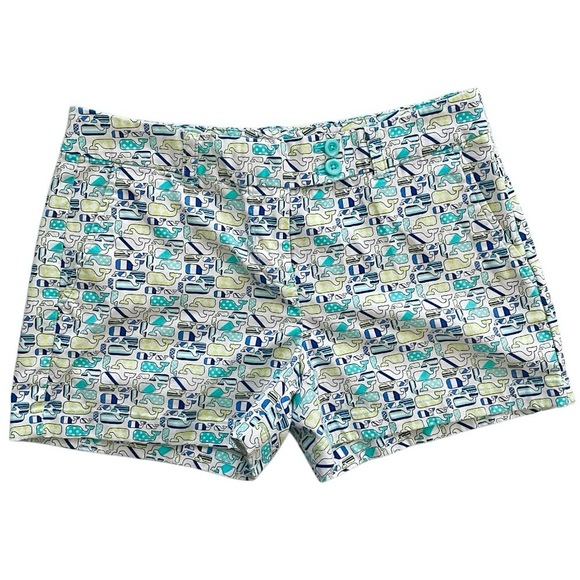 Vineyard Vines Pants - Vineyard Vines x Kentucky Derby women’s novelty whale logo print cotton size 4